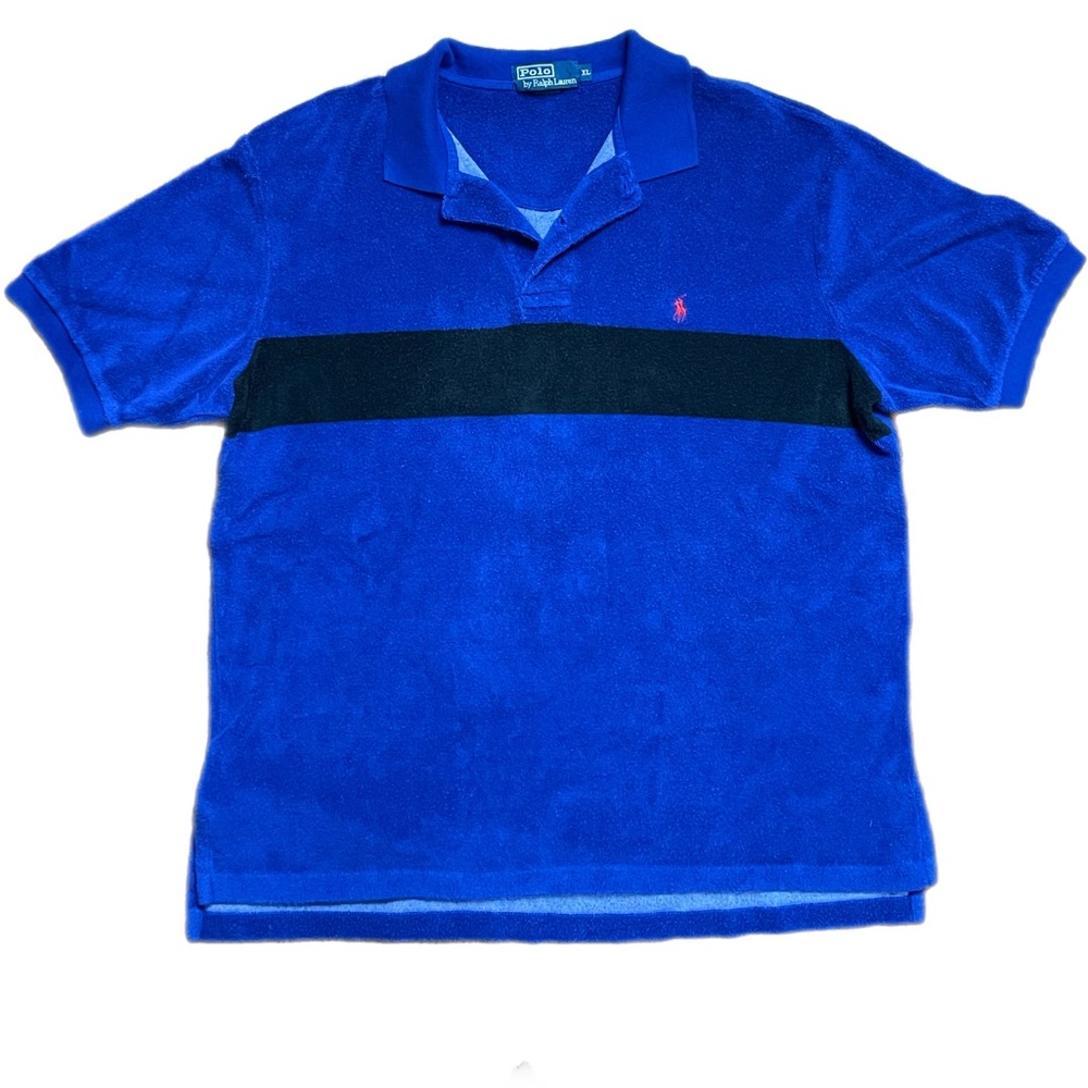 Vintage Polo Ralph Lauren Terrycloth Polo sz XL